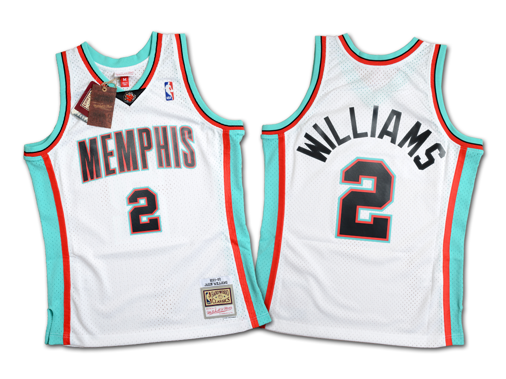 Mitchell & Ness 曼菲斯灰熊隊 Jason Williams 2001-2002 復刻 Swingman 球衣