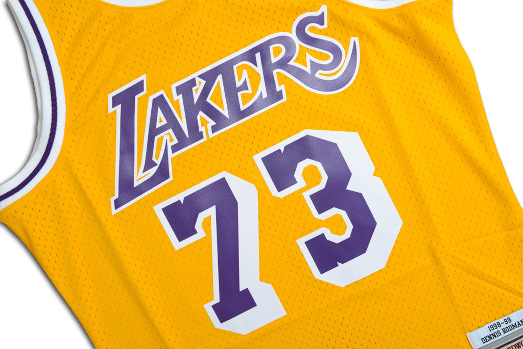 Mitchell & Ness 洛杉磯湖人隊 Dennis Rodman 1998-1999 復刻 Swingman 球衣