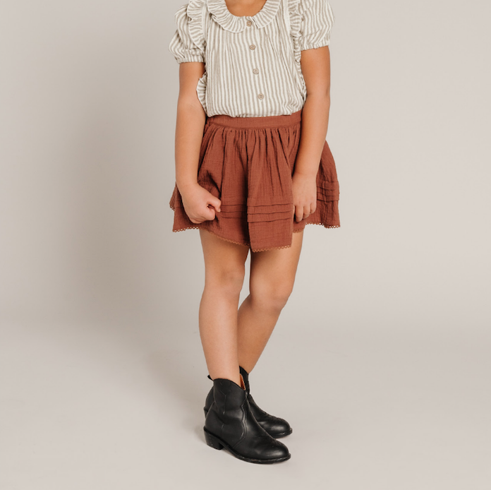 RYLEE AND CRU - Simple Skirt（Wine）