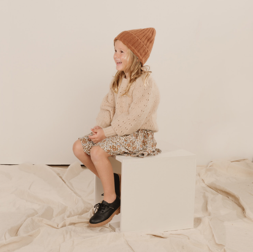 RYLEE AND CRU - Balloon Sweater（Beige）