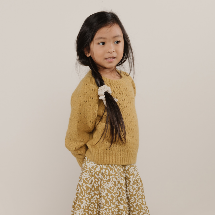 RYLEE AND CRU - Balloon Sweater（Gold）