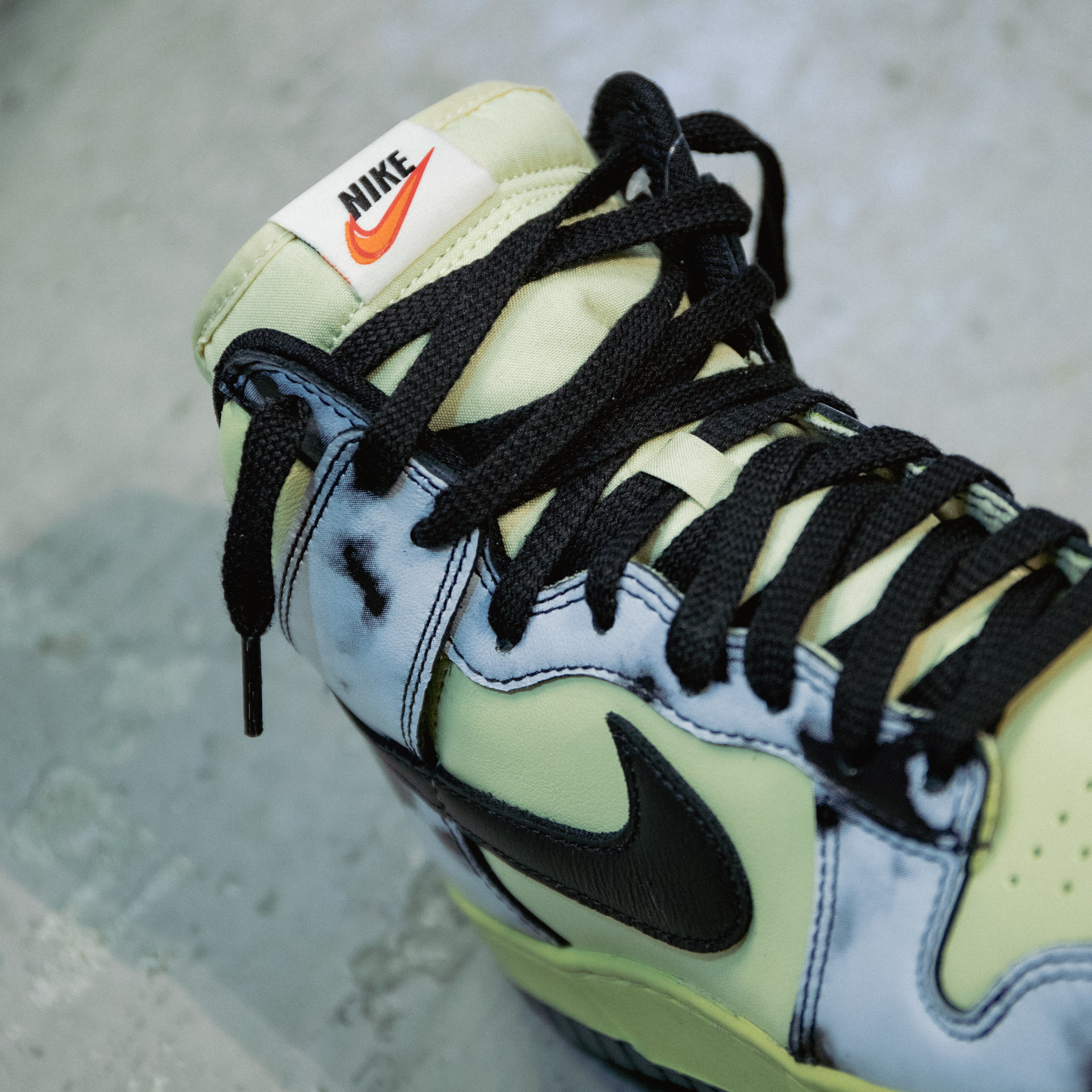 [現貨] Nike Dunk High "Black Acid Wash" DD9404-700