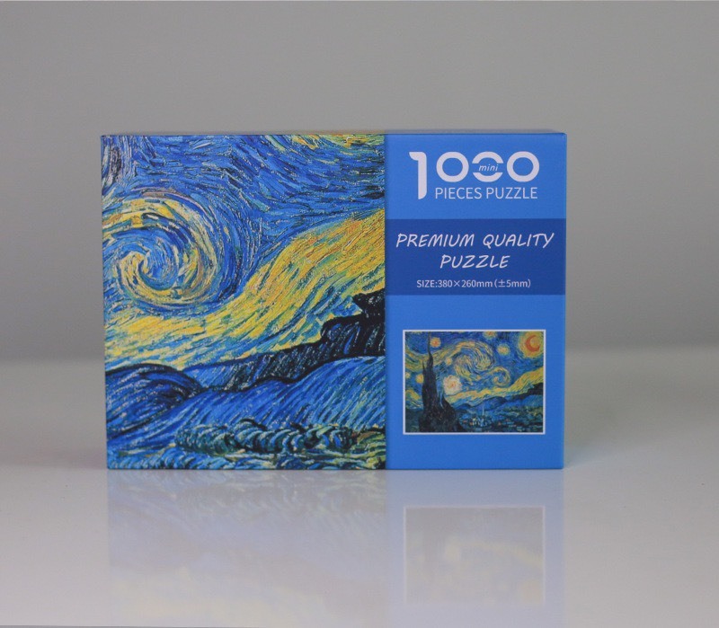 梵谷 星空 圖像 拼圖 1000片