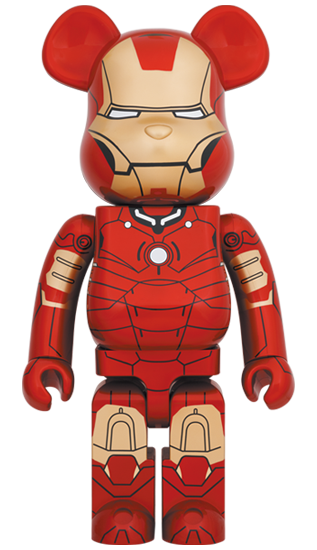 Bearbrick 1000% - Marvel Iron Man Mark III 3