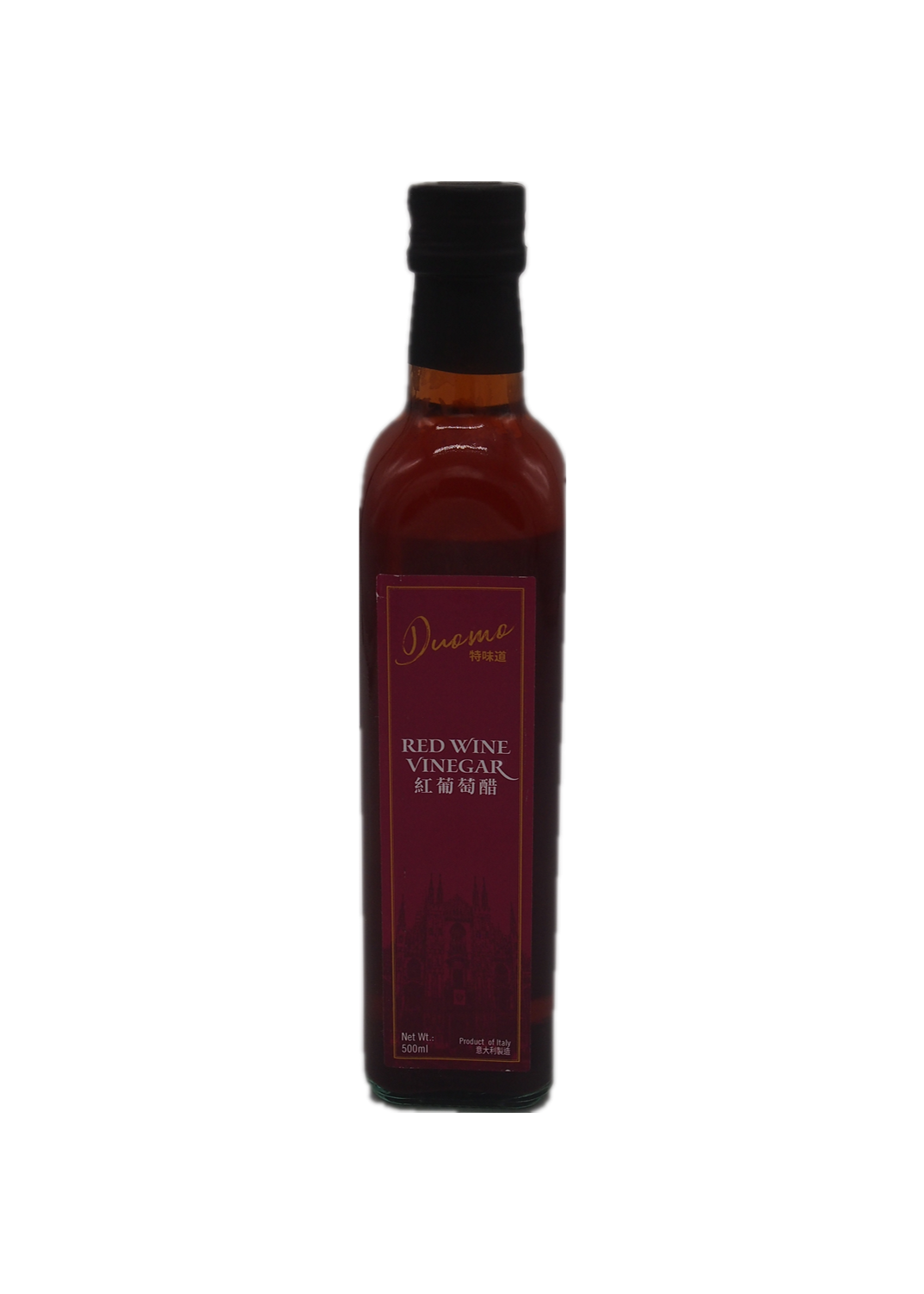 意大利特味道牌紅葡萄醋(紅酒醋) 500ml x 12