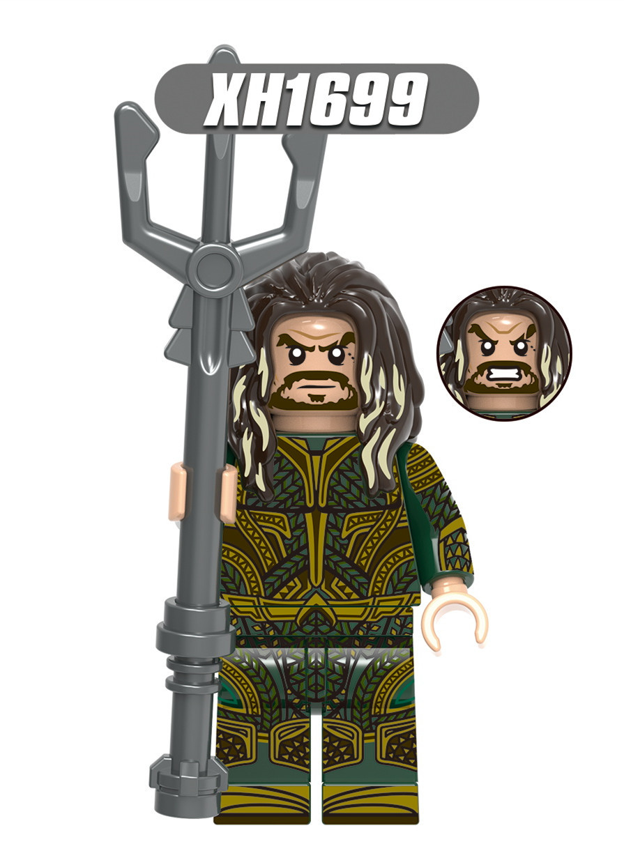 Aquama Custom DC SuperHeroes Minifigures Minifigs Fit Lego XH1699