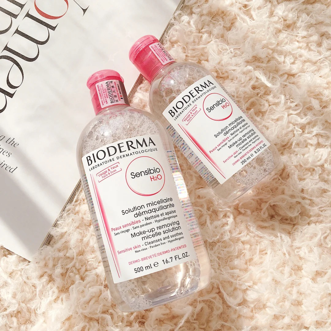 現貨  BIODERMA貝膚德瑪舒敏高效潔膚液500ml 小紅水