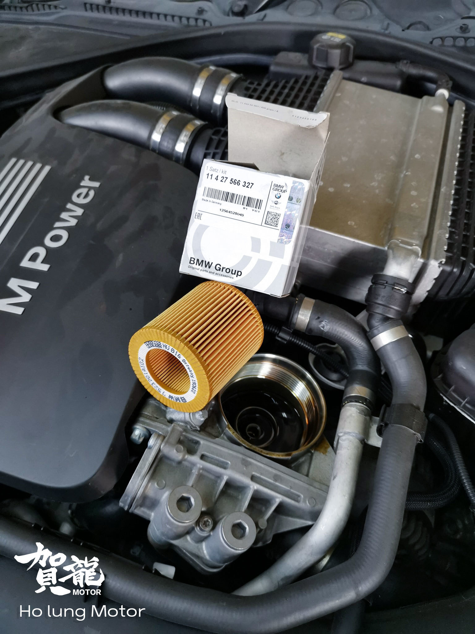 BMW 油隔 Oil filter Ho Lung Motor 賀龍汽車維修 Ho Lung Motor