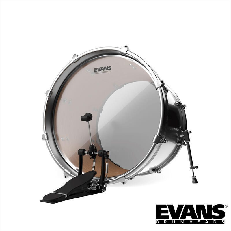 EVANS BD22G1 22吋 單層 大鼓/透明鼓皮
