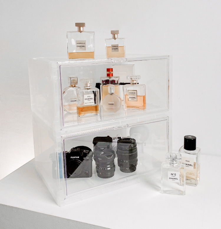 半透明展示盒，也很適合陳列香水和小物