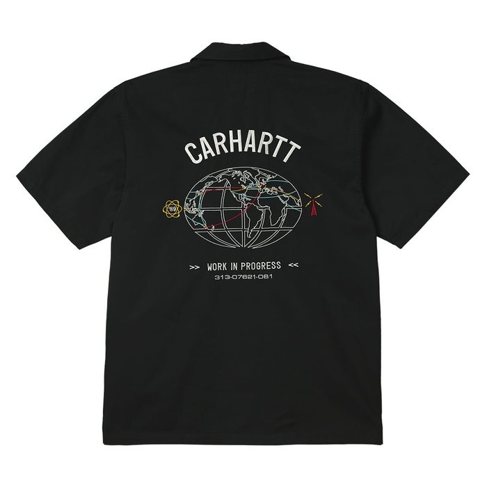 Carhartt WIP S/S Cartograph Shirt 短袖 襯衫 地球  I028806