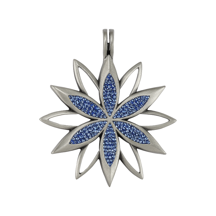 Bico吊墜，女士吊墜 滿天星丁香花；光彩奪目的生活（2080藍色）
