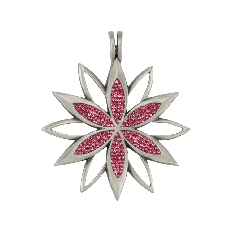 Bico吊墜，女士吊墜 滿天星丁香花；光彩奪目的生活（2080粉紅）