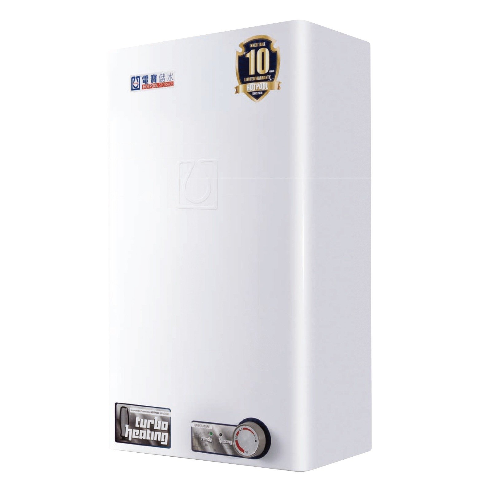 電寶 Hotpool   ST-4E‧花灑儲水式電熱水爐‧4加侖‧18公升‧香港行貨,原廠2年保養,內膽10年保養‧