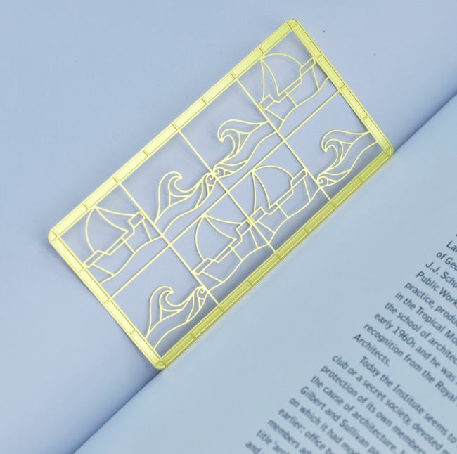 老屋窗花書籤尺 一帆風順