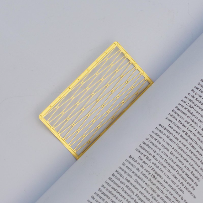 老屋窗花書籤尺 波光粼粼