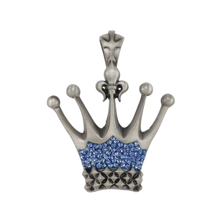 Bico吊墜，女士吊墜 鳶尾花太陽冠；做自己的女王（2081藍色）