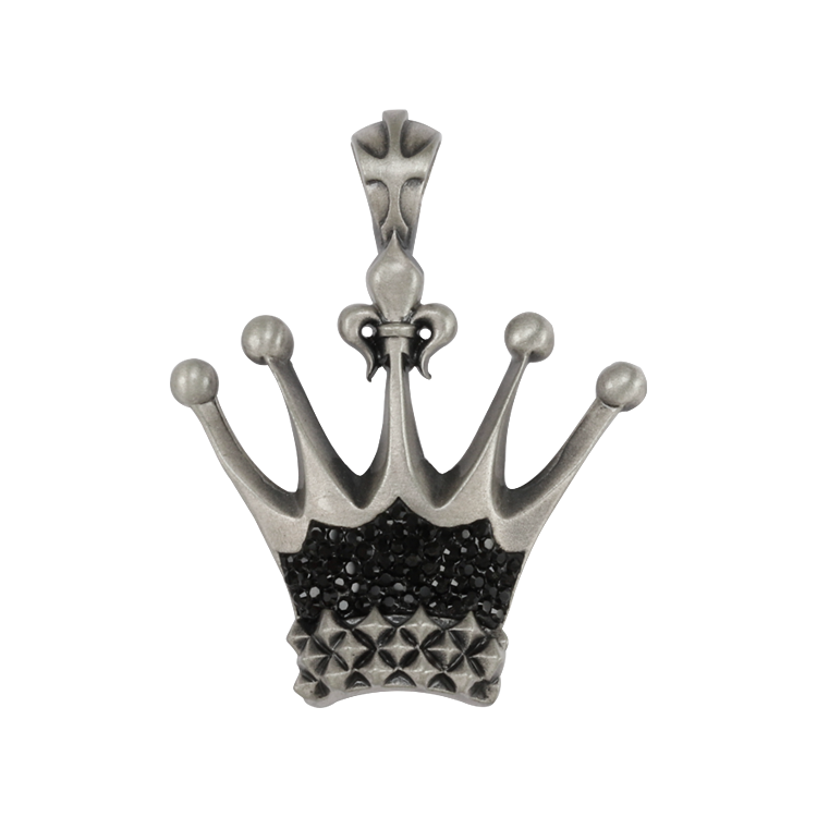 Bico吊墜，女士吊墜 鳶尾花太陽冠；做自己的女王（2081黑色）