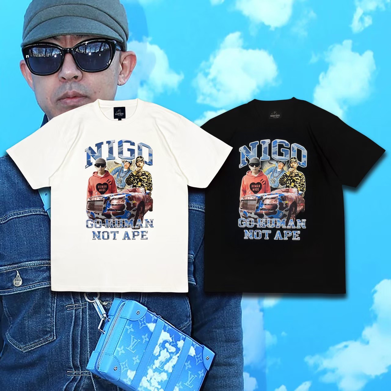 GHOST MADE  《 NIGO 》肖像 人像 短袖 T GHOSTMADE