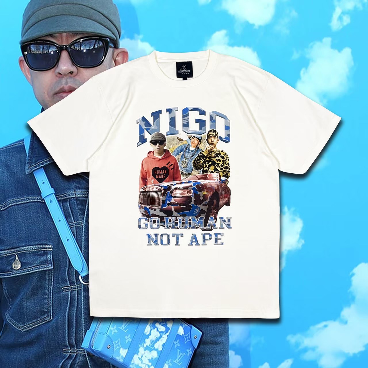 GHOST MADE  《 NIGO 》肖像 人像 短袖 T GHOSTMADE