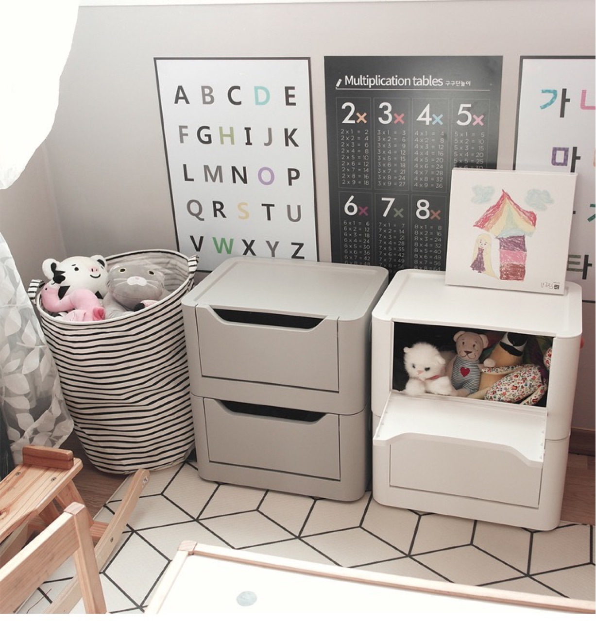 korea分類多層收納箱