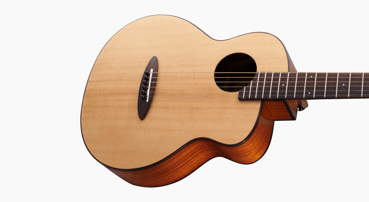 aNueNue aNueNue M10 M10E 原聲款 接電款 面單板雲杉 桃花心木 36吋 旅行吉他 小吉他 電木吉他 附原廠琴袋 Air Blue 拾音器 第 3 張圖片｜三峽吉他 / Bass