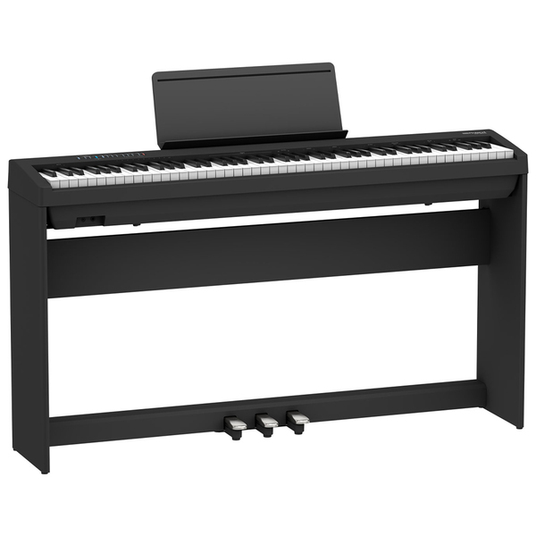 Roland 電鋼琴 FP-30X 數位鋼琴 88鍵 含腳架組+三踏板 黑色款 雙北免費到府安裝 【宛伶樂器】