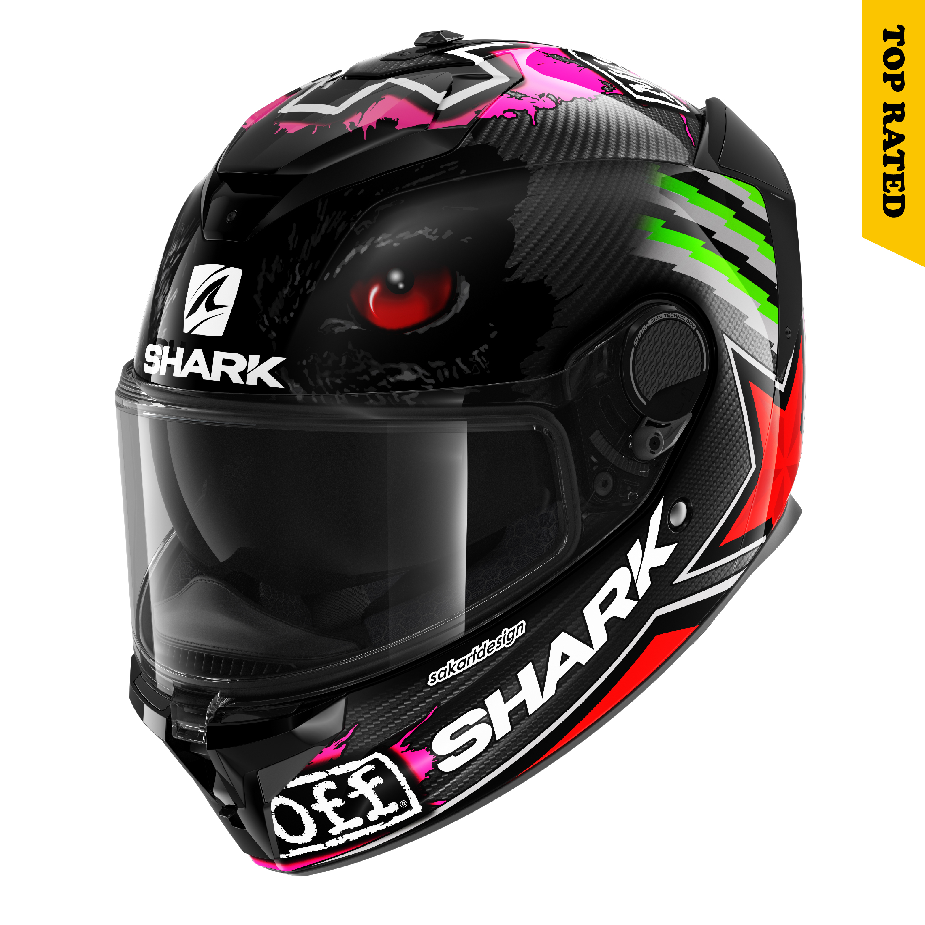 Leelik利力電單車行有限公司 | SHARK SPARTAN GT CARBON REDDIN 電單車頭盔