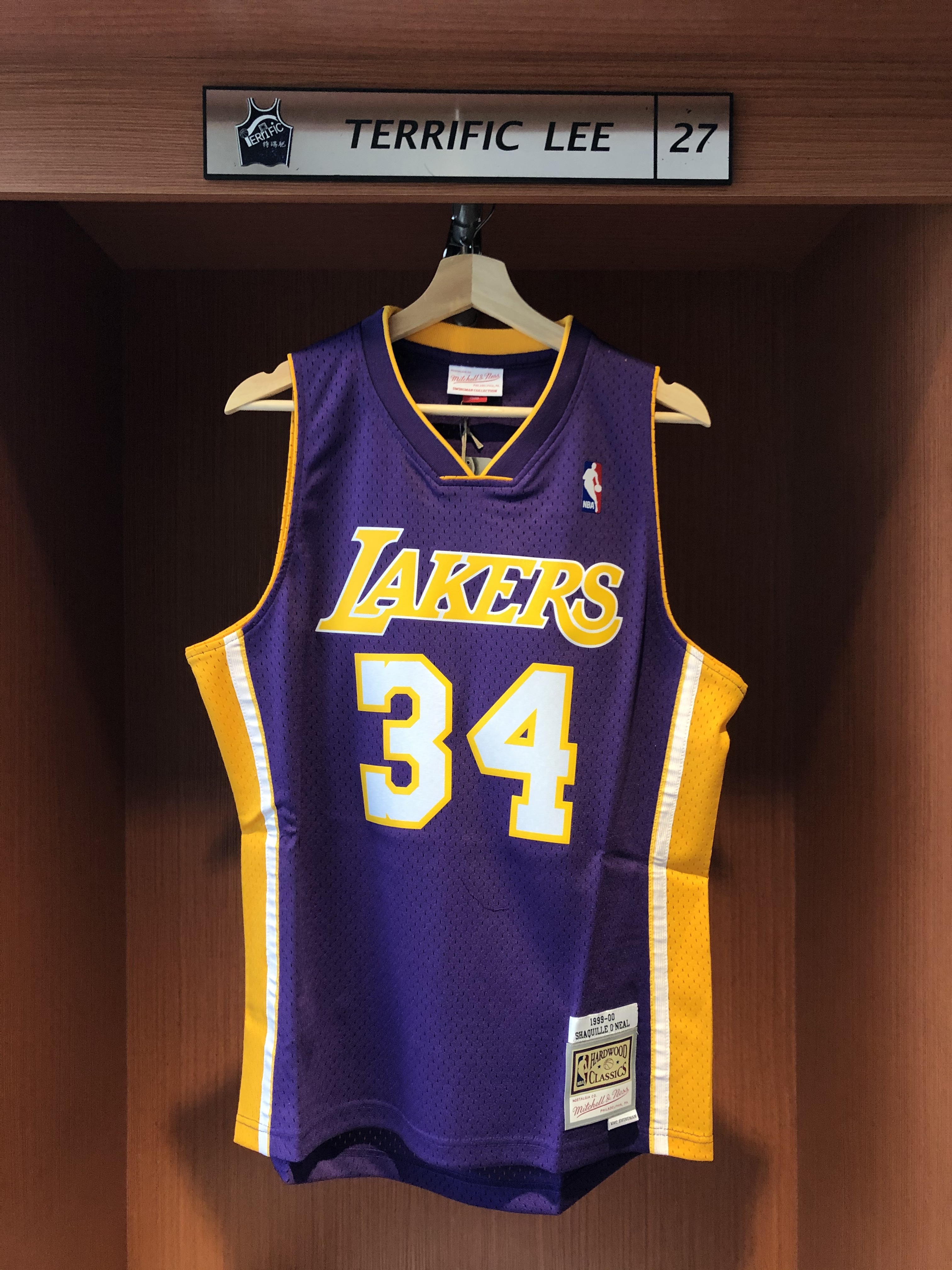 NBA球衣 Shaquille Oneal 洛杉磯湖人紫 99-00 M&N Swingman G2 球迷版 熱轉印 全新