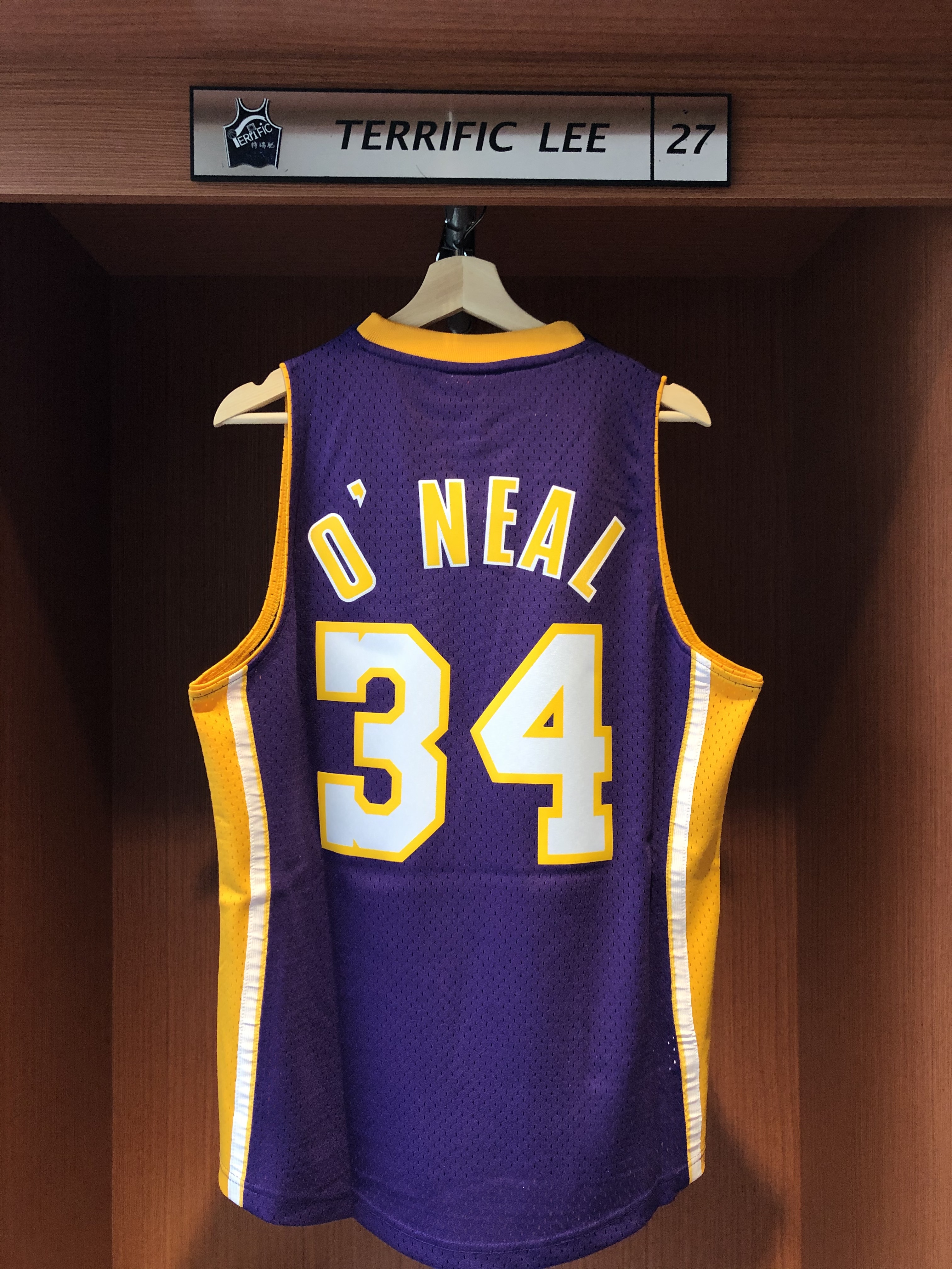 NBA球衣 Shaquille Oneal 洛杉磯湖人紫 99-00 M&N Swingman G2 球迷版 熱轉印 全新