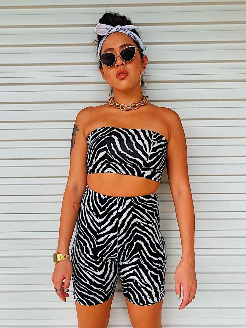 斑馬系列上衣組