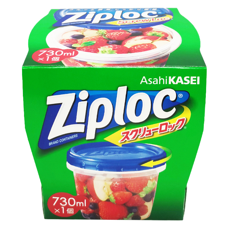 Ziploc - 【Made in Korea】Screw Lock Food Container / Snack box 730ml (1pc)