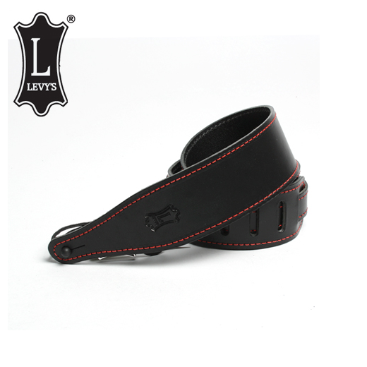 加拿大 Levy's MVR17 BLK 真皮 吉他背帶