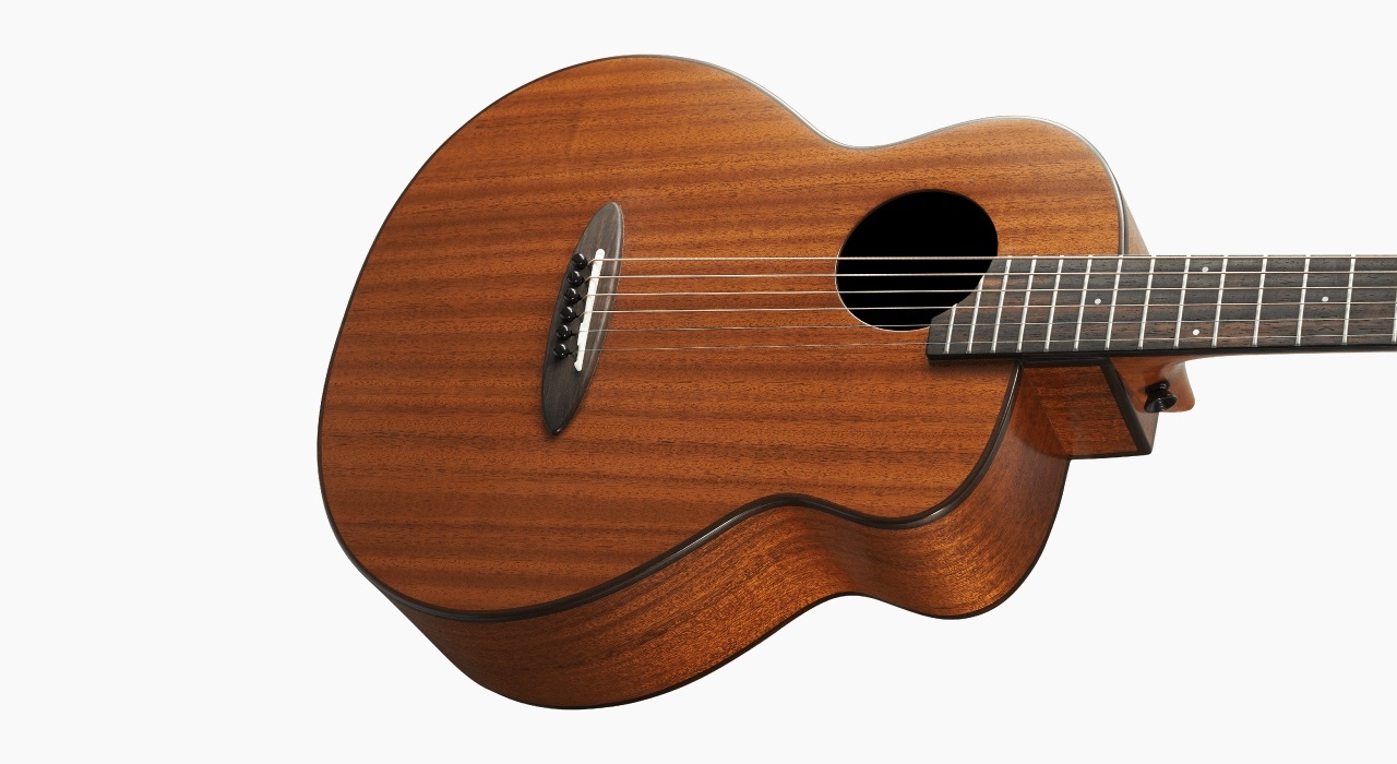 aNueNue aNueNue M20 M20E 原聲款 接電款 面單板 桃花心木 36吋 旅行吉他 小吉他 電木吉他 附原廠琴袋 Air Blue 拾音器 第 3 張圖片｜三峽吉他 / Bass