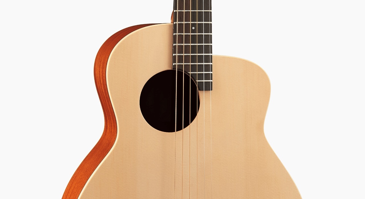 aNueNue aNueNue M1 M1E 原聲款 接電款 合板雲杉 桃花心木 36吋 旅行吉他 小吉他 電木吉他 附原廠琴袋 Air Blue 拾音器 第 4 張圖片｜三峽吉他 / Bass