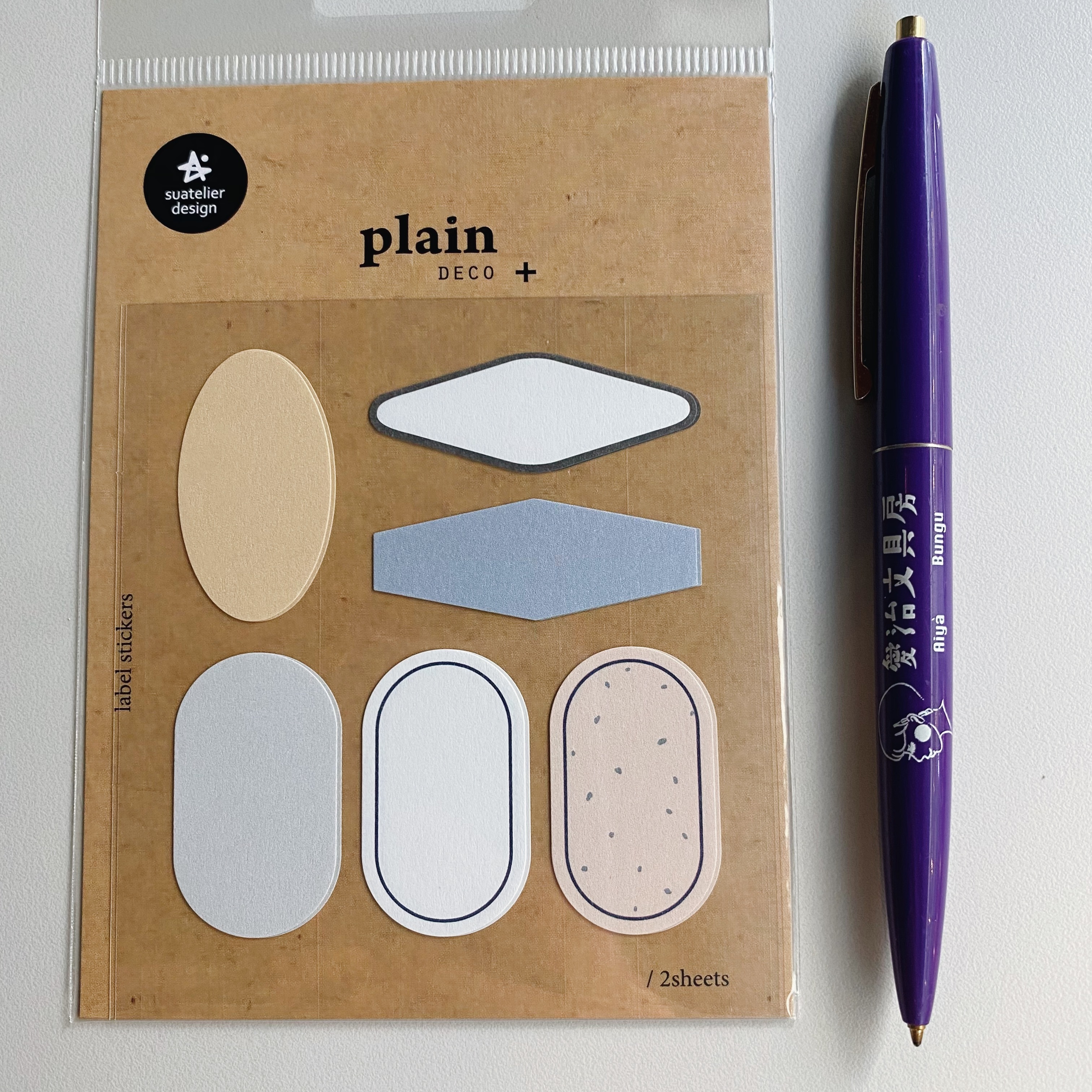韓國Suatelier 手帳貼紙 標籤貼紙1664