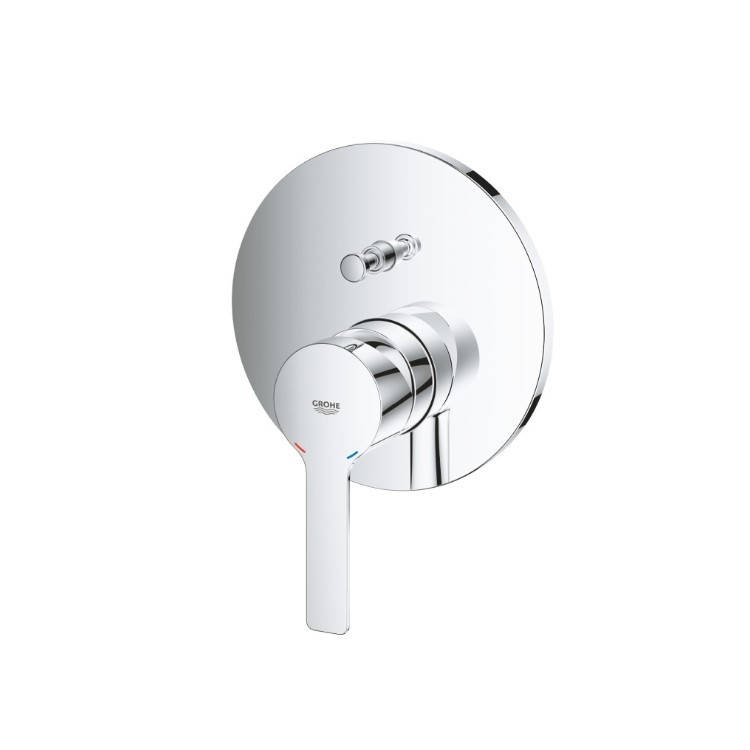 GROHE｜Lineare 雙段埋壁切換外蓋 (鉻色) 24064001
