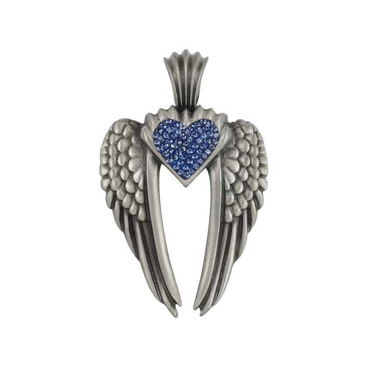 Bico吊墜，女士吊墜 烏列爾之翼；愛情與你都是我的命運 不含鍊子（2088藍色）