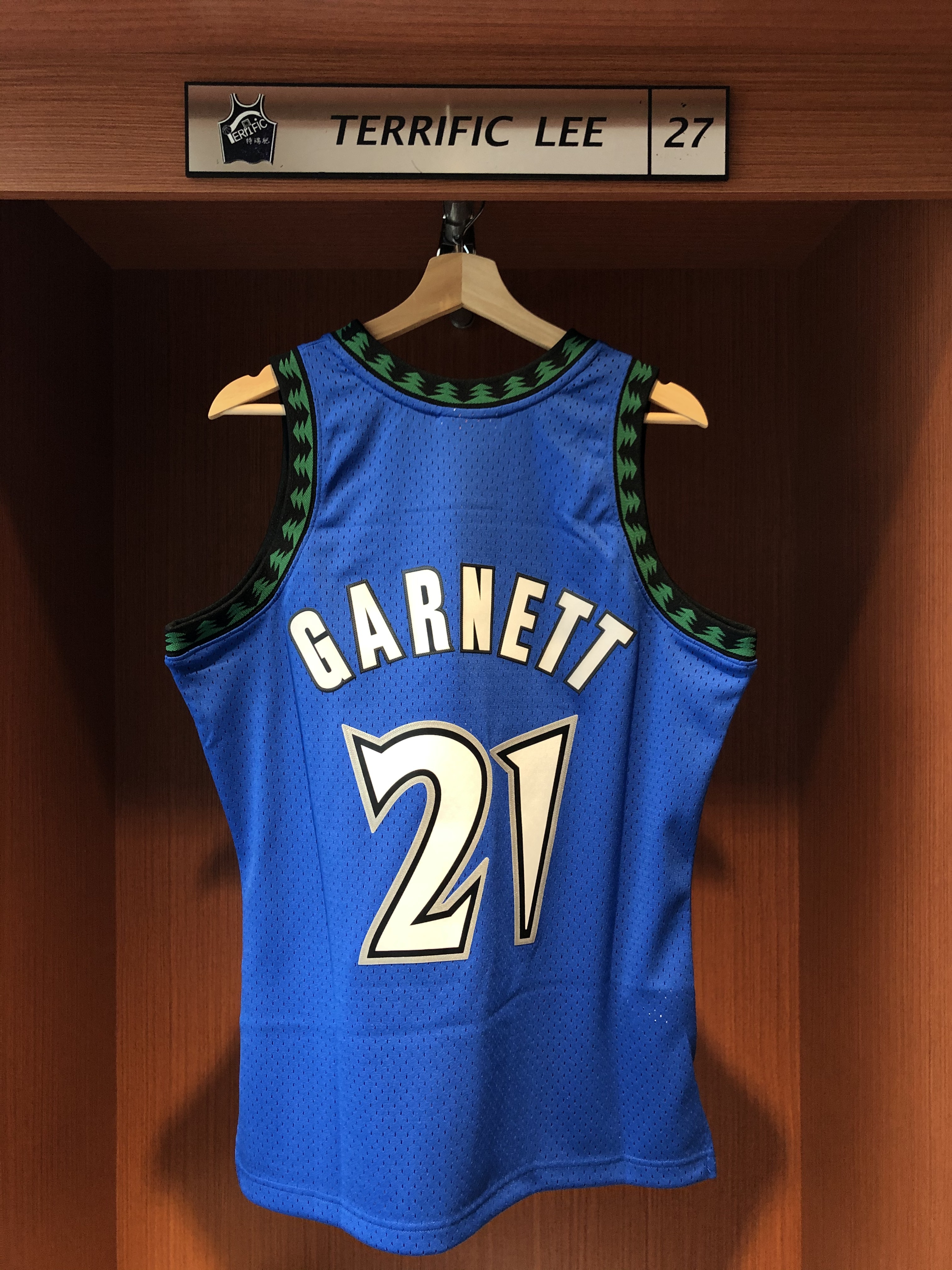 NBA球衣 Kevin Garnett 明尼蘇達灰狼藍 03-04 M&N Swingman G2 球迷版 熱轉印 全新