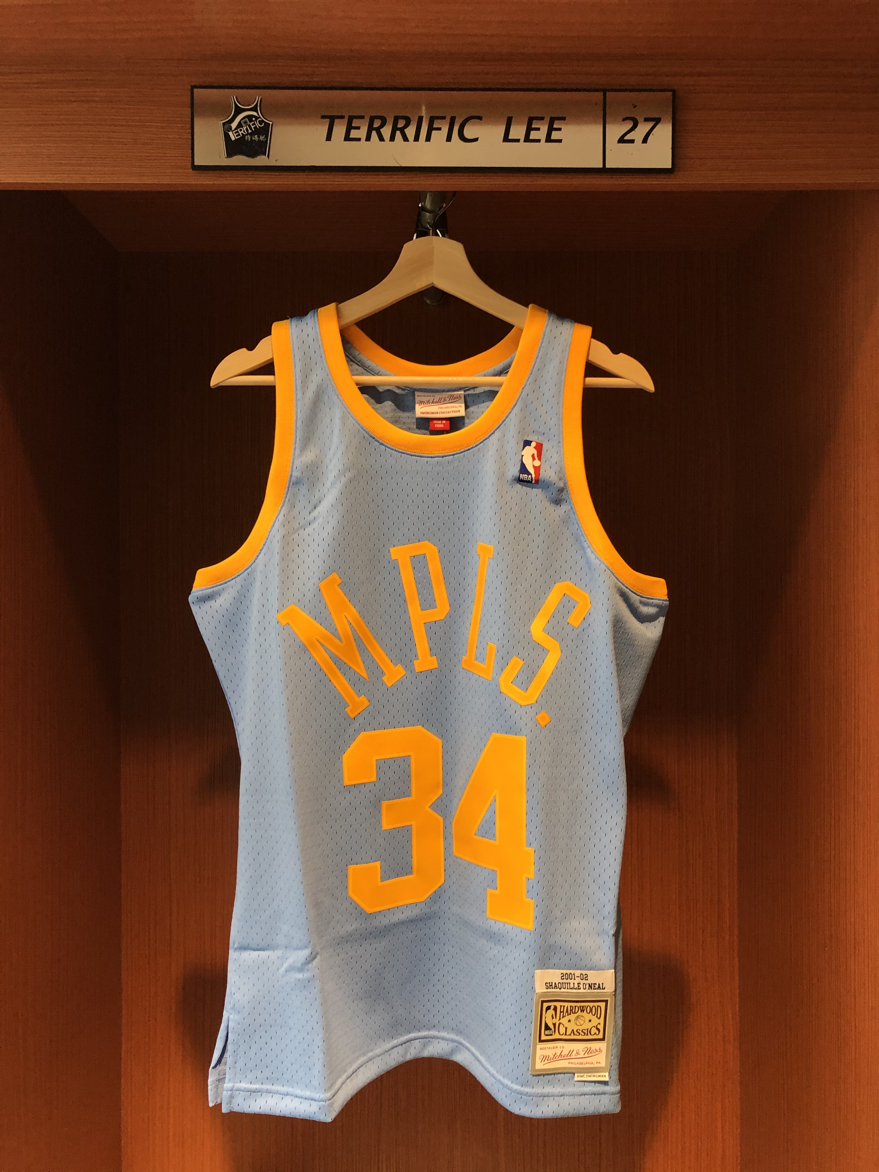 NBA球衣 Shaquille Oneal 洛杉磯湖人藍 MPLS 01-02 M&N Swingman G2 球迷版 熱轉印 全新