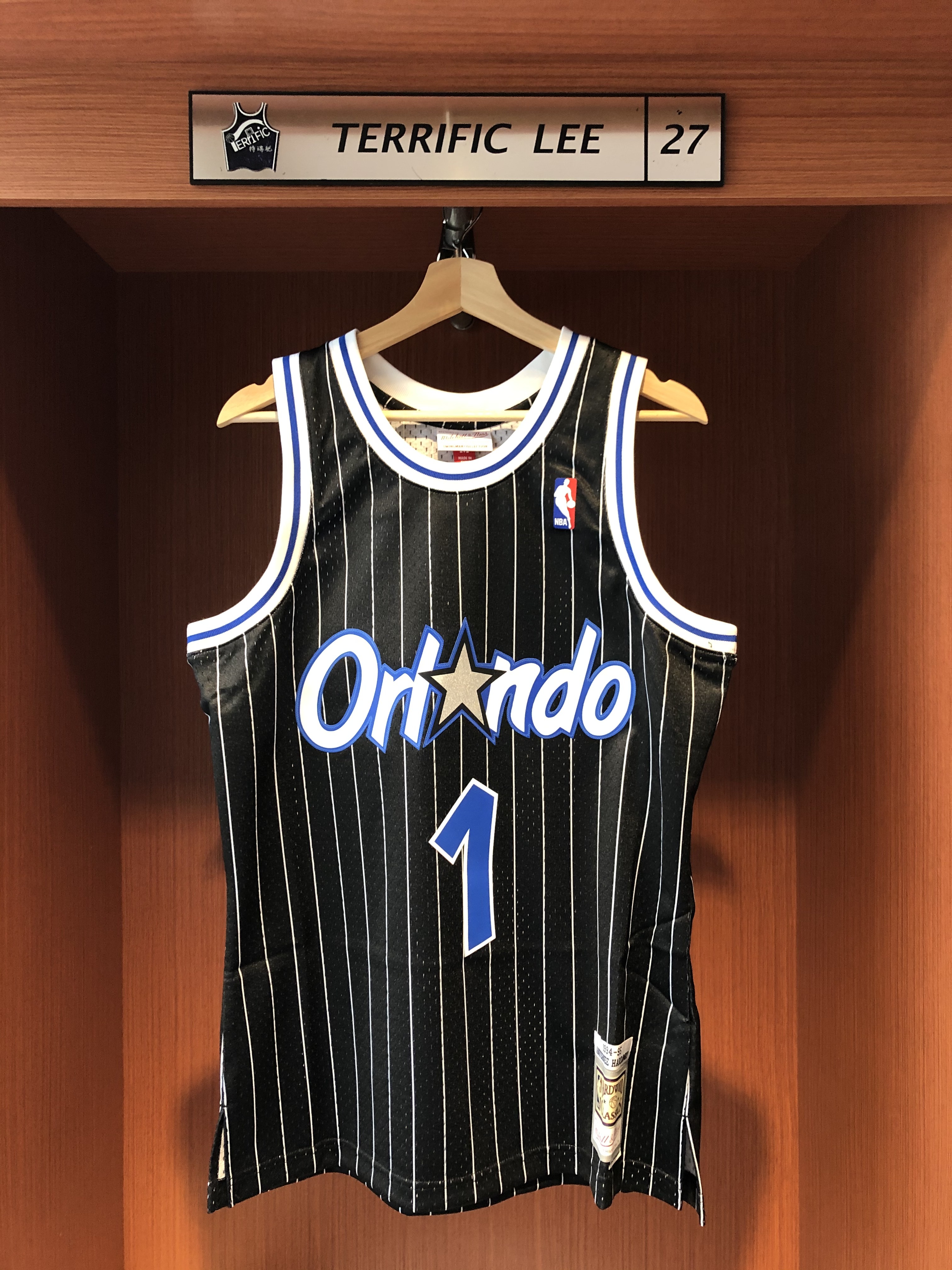 NBA球衣 Penny Hardaway 奧蘭多魔術 黑條紋 94-95 M&N Swingman G2 球迷版 熱轉印 全新