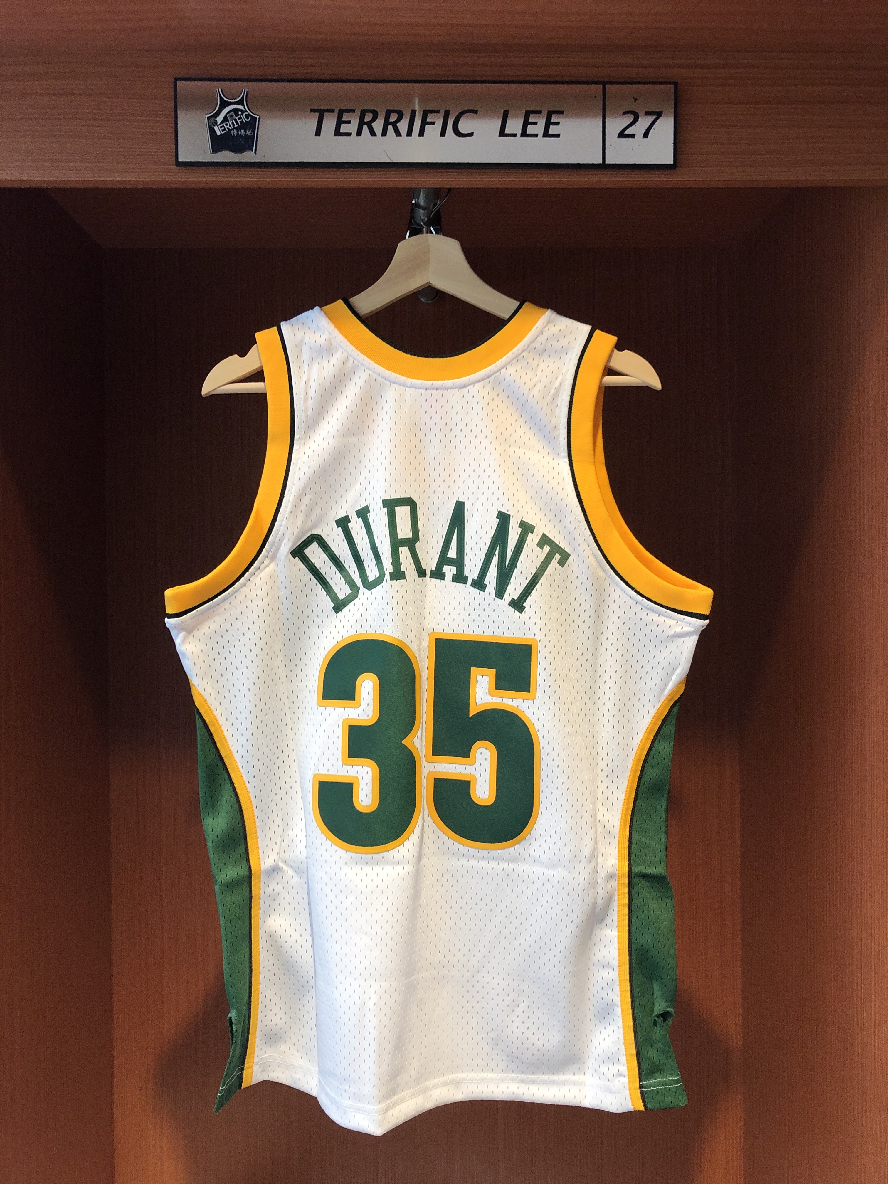 NBA球衣 Kevin Durant 西雅圖超音速白 07-08 M&N Swingman G2 球迷版 熱轉印 全新