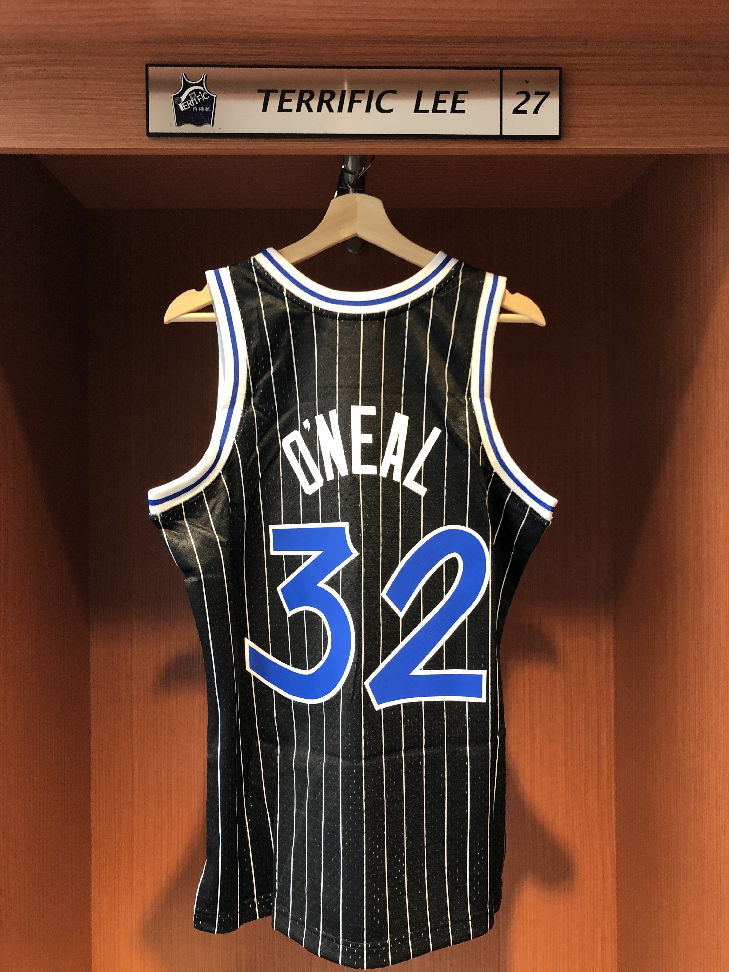 NBA球衣 Shaquille Oneal 奧蘭多魔術 黑條紋 94-95 M&N Swingman G2 球迷版 熱轉印 全新