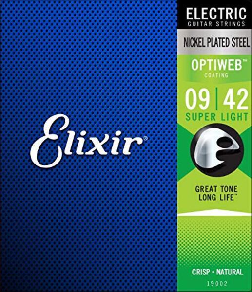 Elixir Elixir Optiweb 系列 電吉他弦 鍍鎳 覆極薄膜 第 2 張圖片｜三峽吉他 / Bass