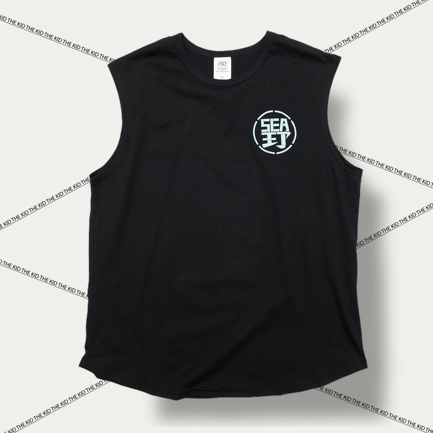KID ® 野SEA寬版背心 黑
