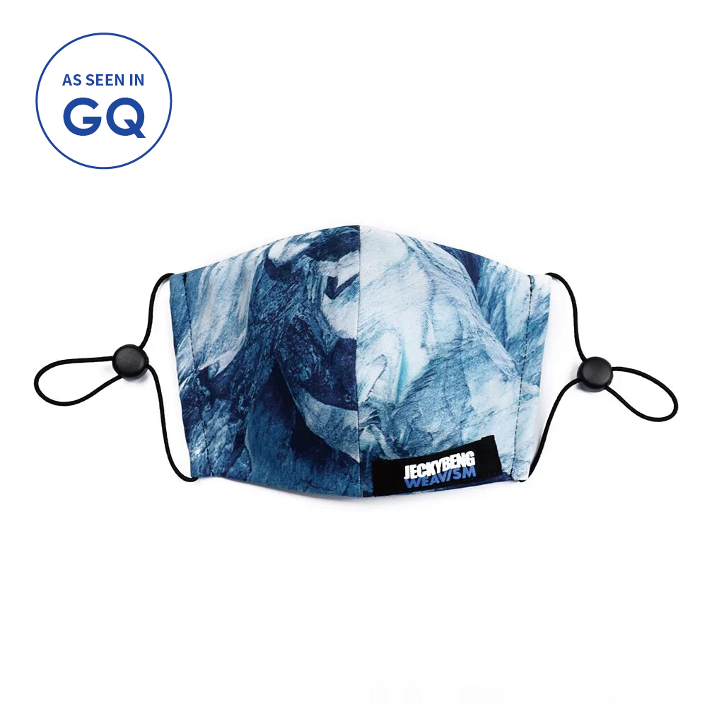 【GQ推薦】WEAVISM X JECKYBENG 環保抗菌口罩 - 冰山