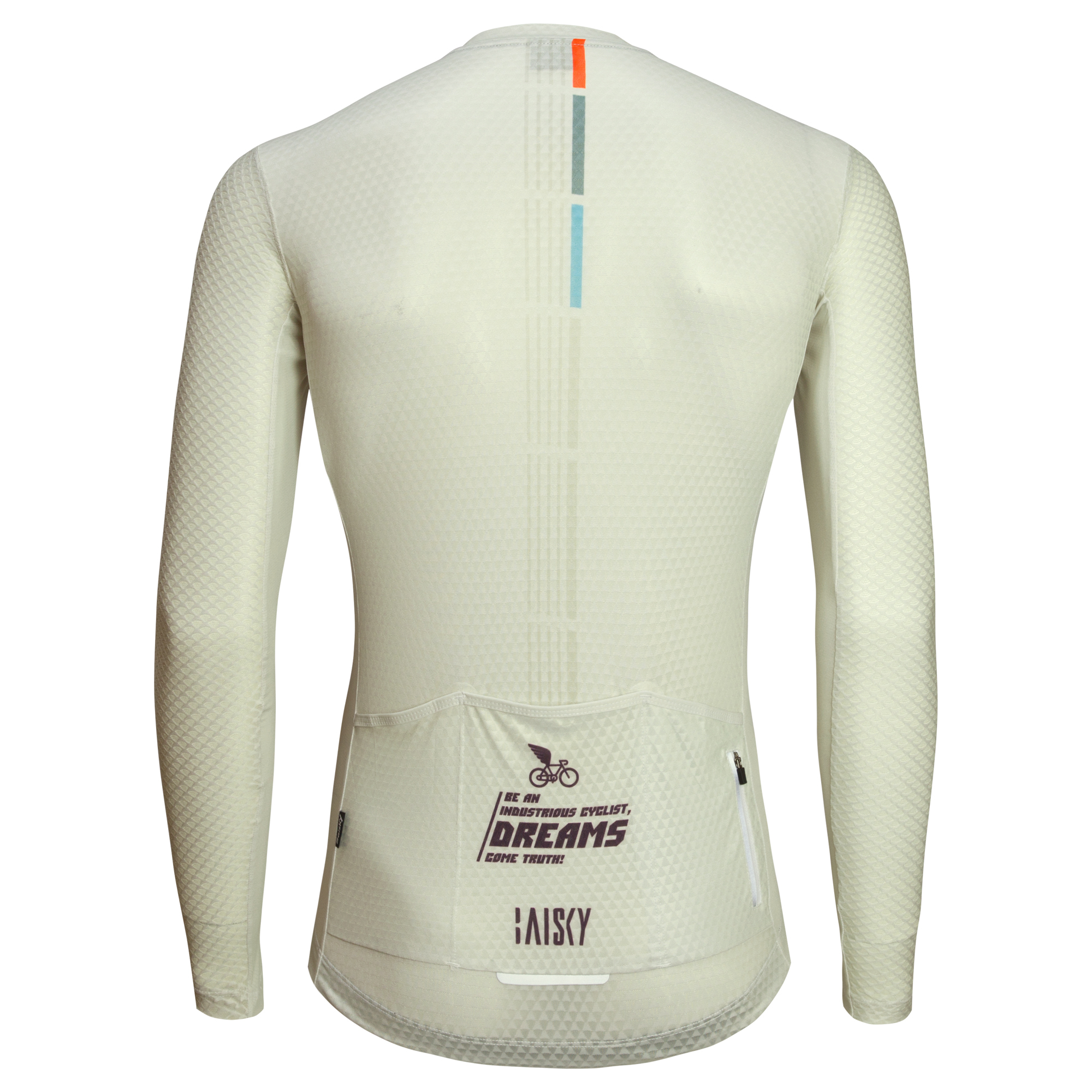 男款薄款長車衣 T築夢車手 螢光褐