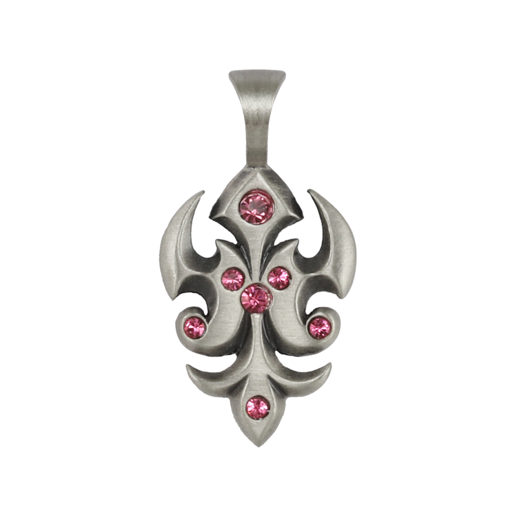 Bico吊墜，女士吊墜 崛起的力量；充滿勇氣面對生活 不含鍊子（2096粉紅）