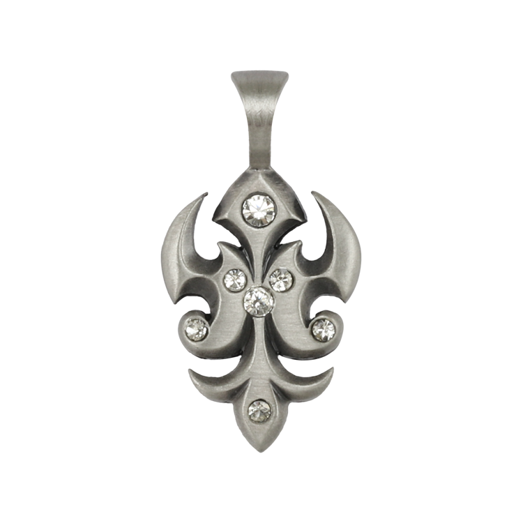 Bico吊墜，女士吊墜 崛起的力量；充滿勇氣面對生活 不含鍊子（2096白色）