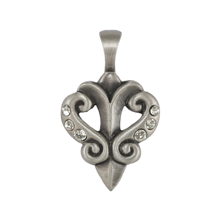 Bico吊墜，女士吊墜 天使的里拉琴；彈奏屬於你的樂曲 不含鍊子（2098白色）